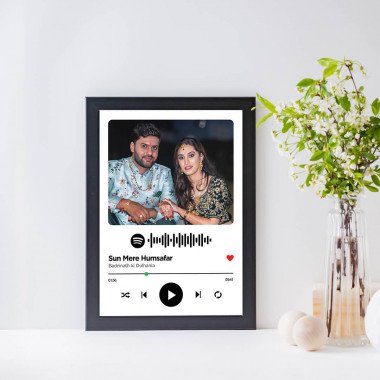 Simplistic Frames Printed Spotify Music with Frame