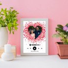 Frame of Love Printed Spotify Music with Frame