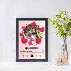 Love in the Air Printed Spotify Music with Frame