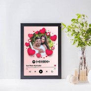 Love in the Air Printed Spotify Music with Frame