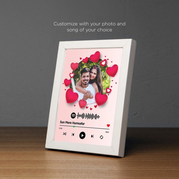 Love in the Air Printed Spotify Music with Frame