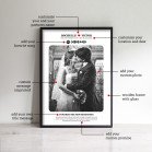 Elegant Relationship magic frames customized with spotify music