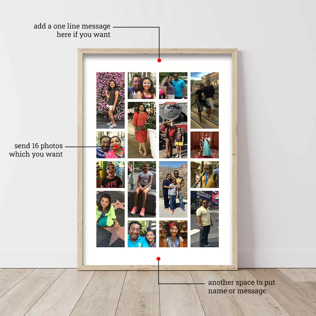 Collage Photo Frame perfect gift for birthday or anniversay for the loved one