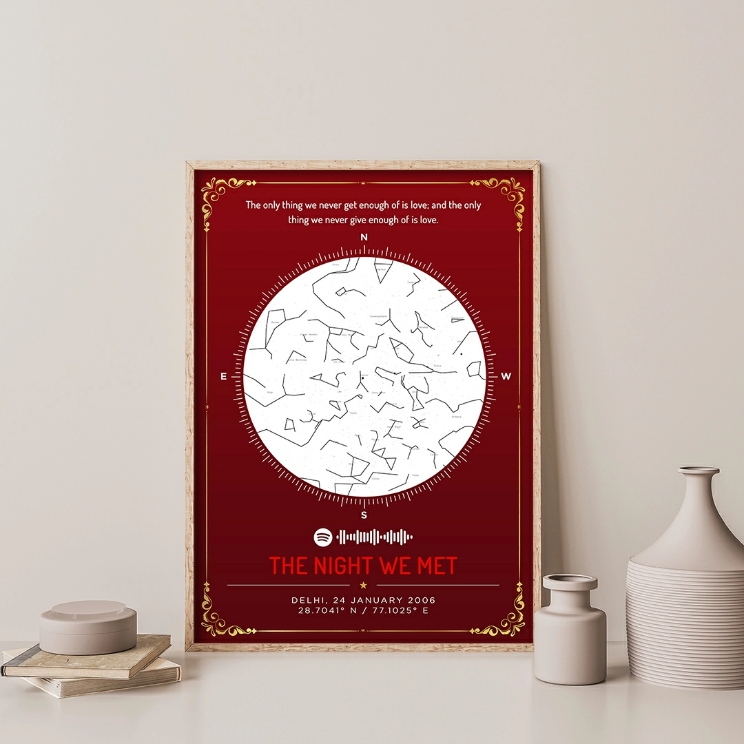 Starmap the best gift for birthday or anniversary for the loving person