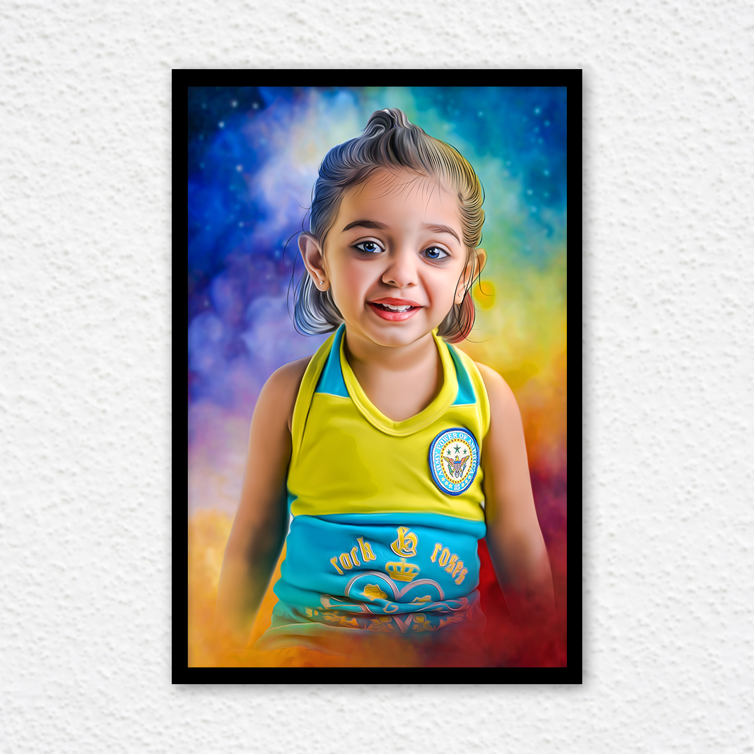 Photo to Digital Painting gift a personalized painting to your loved one