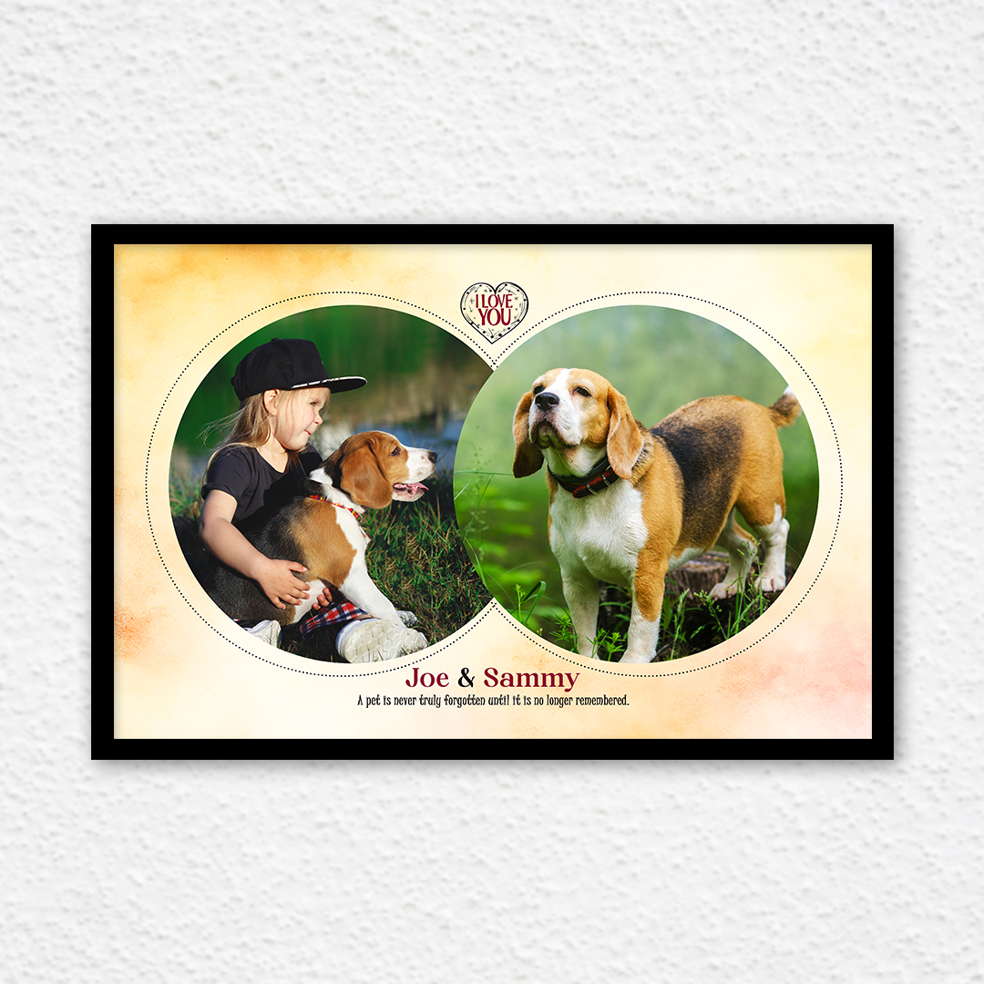 unique pet frame a memorable framed gift to show love for your pet