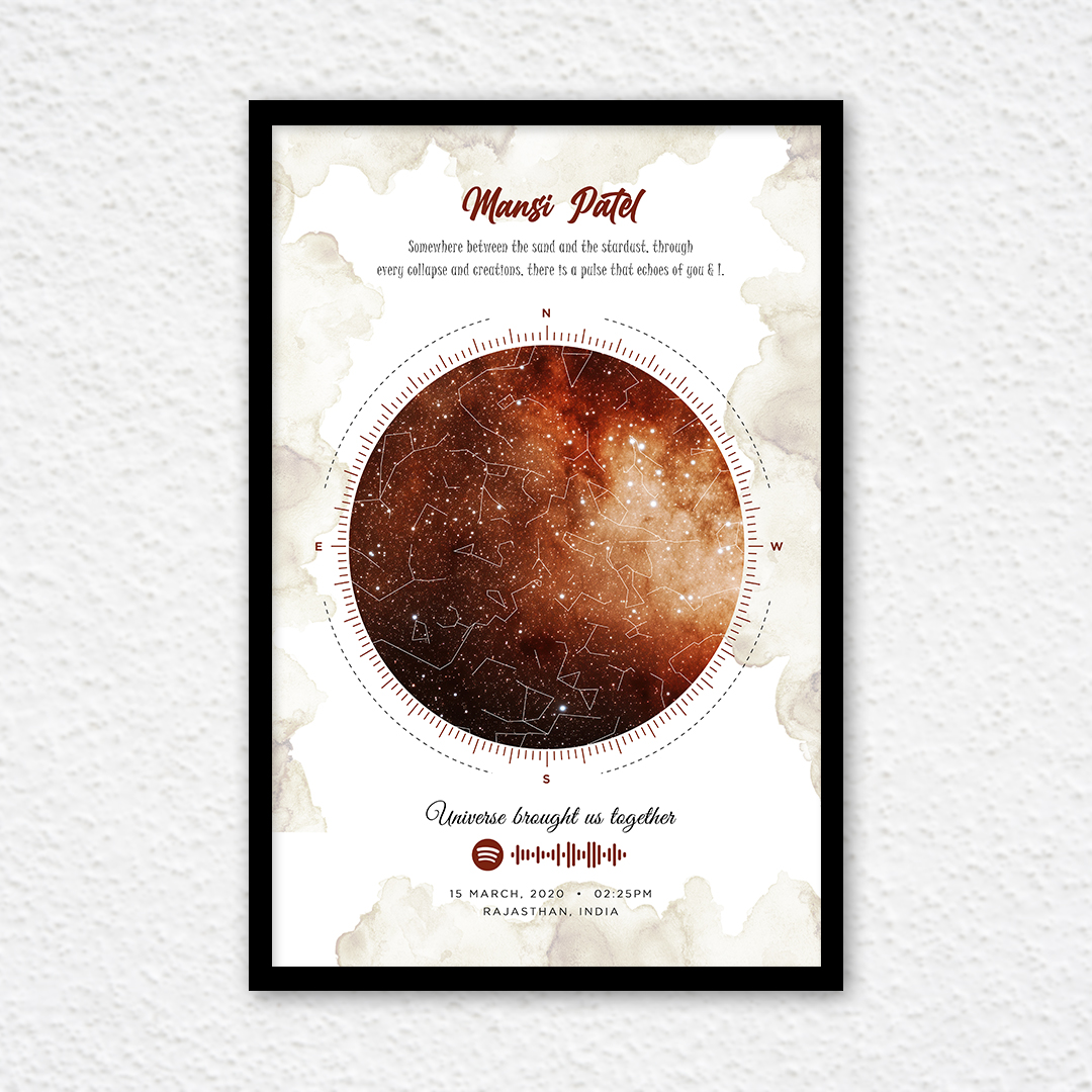 Customized Starmap unique perfect gift